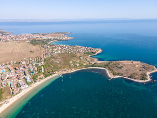 Aerial view of Gradina (Garden) Beach, Bulgaria