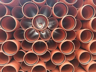 stack of pipes