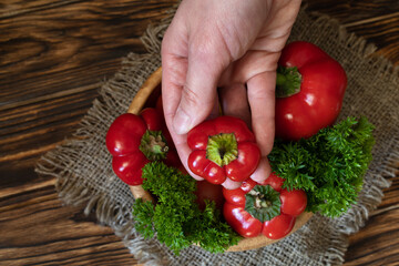 fresh red pepper