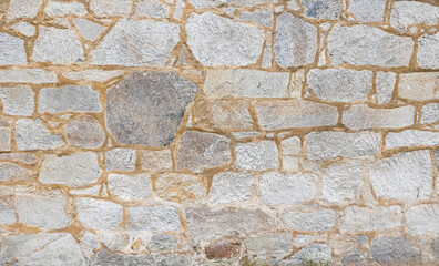 
Part of the wall of the castle of the sixteenth century Czech Republic. Background from natural stone.