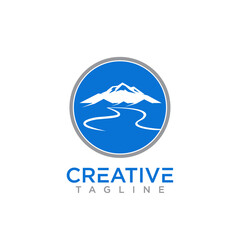Creative Mountain . Logo design vector template.