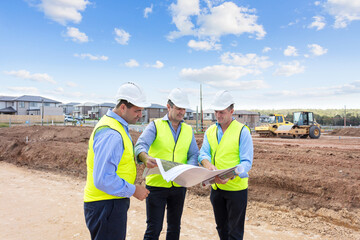 Property developers on-site
