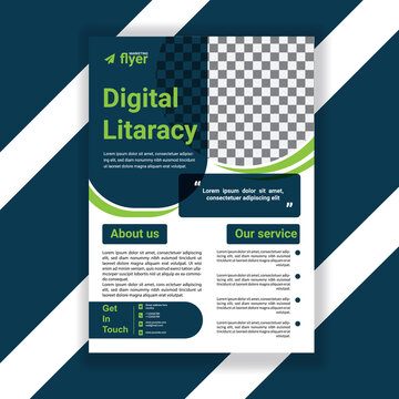 Unique Corporate flyer Template design