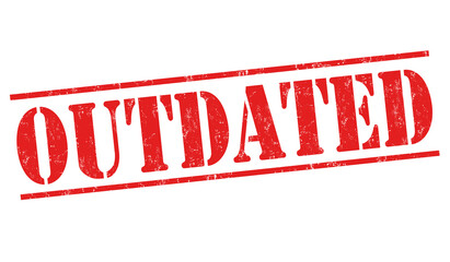 Outdated sign or stamp