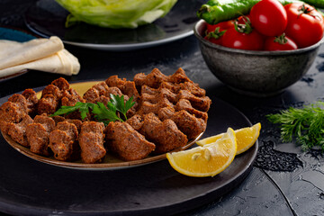 Turkish meat cig kofte çiğ köfte