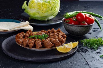 Turkish meat cig kofte çiğ köfte