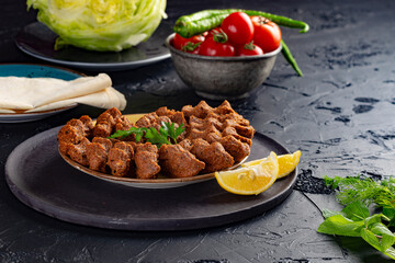 Turkish meat cig kofte çiğ köfte