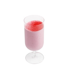Alcoholic cocktail in a glass. Isolated on a white background