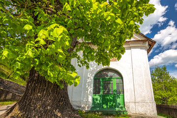 Historic chapel in The Spania Dolina village, Slovakia, Europe. © Viliam