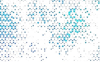 Light BLUE vector cover in polygonal style.