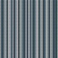 Fashionable vertical stripes christmas knit 