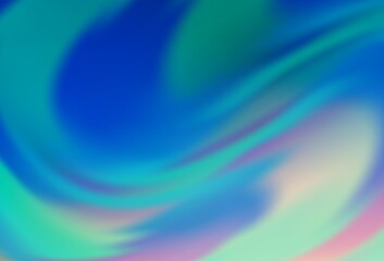 Obraz premium Light BLUE vector blurred bright pattern.