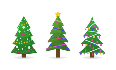 Collection Christmas tree. 