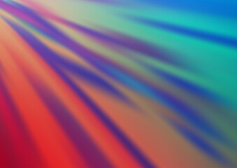 Light Blue, Red vector abstract blurred pattern.