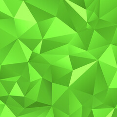 Fototapeta na wymiar Green polygonal background. Vector illustration. Follow other polygonal backgrounds in my collection.