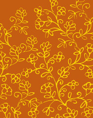 花柄のパターン