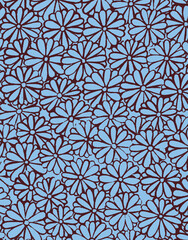 花柄のパターン