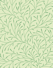 Fototapeta premium 植物柄のパターン