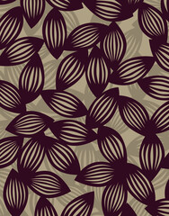 植物柄のパターン