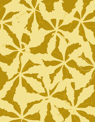 植物柄のパターン