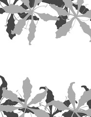 植物柄のパターン