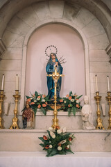 interior in the church. beauty in God’s temple