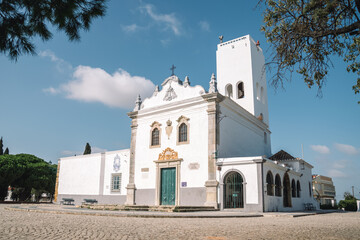 Fototapeta premium a large church built of stone.