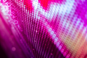 CloseUp LED blurred screen. LED soft focus background. abstract background ideal for design.