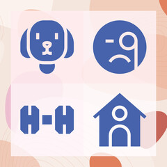 Simple set of importance related filled icons
