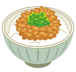 なっとうご飯　納豆