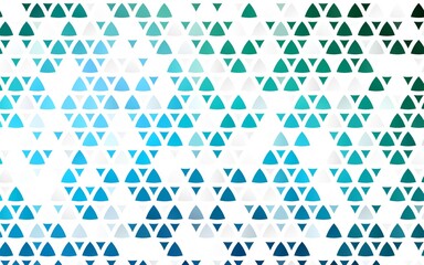 Naklejka na ściany i meble Light Blue, Green vector seamless pattern in polygonal style.