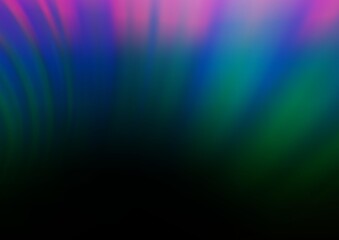 Dark Multicolor, Rainbow vector abstract bokeh pattern.
