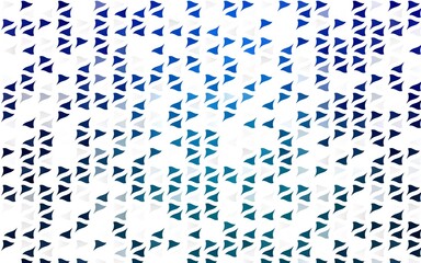Light BLUE vector pattern in polygonal style.