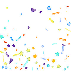 Sprinkles grainy. Cupcake donuts background.
