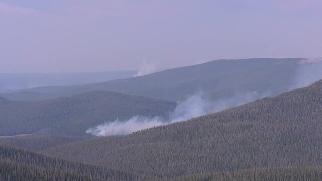 Cameron Peak forest fire that has made it's way to Rocky Mountain Park