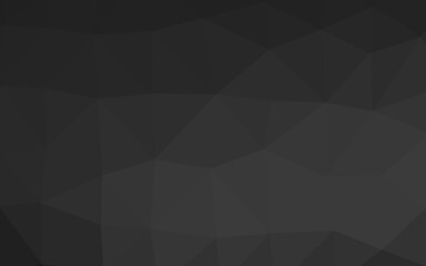 Dark Silver, Gray vector blurry triangle template.