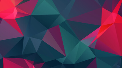 Abstract Color Polygon Background Design, Abstract Geometric Origami Style With Gradient. Presentation,Website, Backdrop, Cover,Banner,Pattern Template