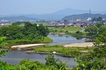 Obraz premium 遠野・猿ヶ石川
