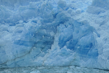 Fototapeta na wymiar blue iceberg in polar regions