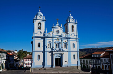Fototapeta na wymiar St. Anthony Cathedral, Diamantina, Minas Gerais, Brazil 