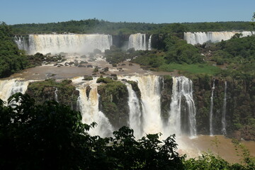 falls from the river