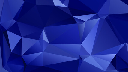 Abstract Blue Color Polygon Background Design, Abstract Geometric Origami Style With Gradient. Presentation,Website, Backdrop, Cover,Banner,Pattern Template