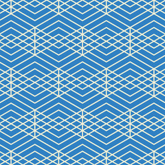 Hexagon art deco pattern background.