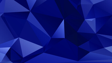 Abstract Blue Color Polygon Background Design, Abstract Geometric Origami Style With Gradient. Presentation,Website, Backdrop, Cover,Banner,Pattern Template
