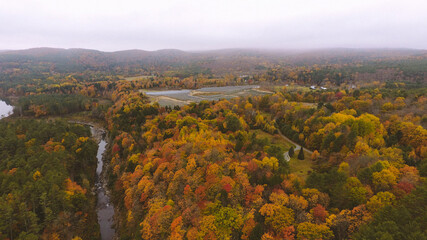 Ottauquechee River in Fall, Vermont