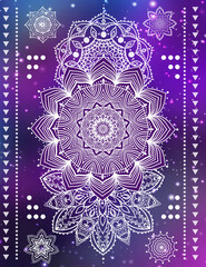 Mandala set and other elements. Vector illustration. Mandala tattoo.