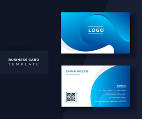 Cyen background creative business card design