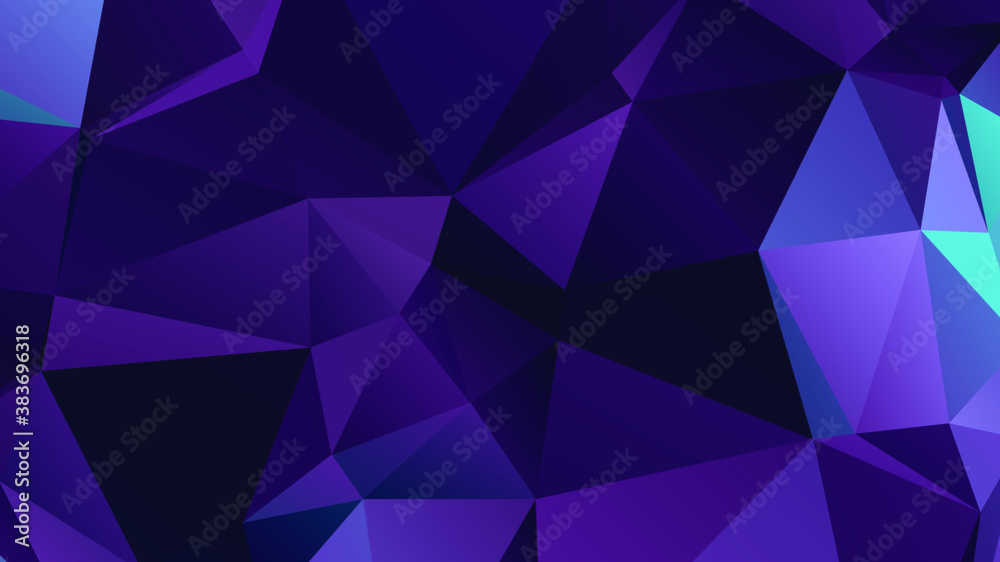 Wall mural abstract color polygon background design, abstract geometric origami style with gradient. presentati