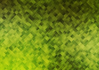 Light Green vector template with crystals, rectangles.