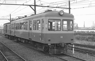 Obraz premium 鉄道 私鉄・新潟交通 モハ10形 12号電車